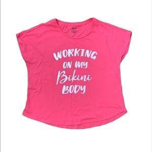 Zelos women’s short sleeve workout T-shirt size Large